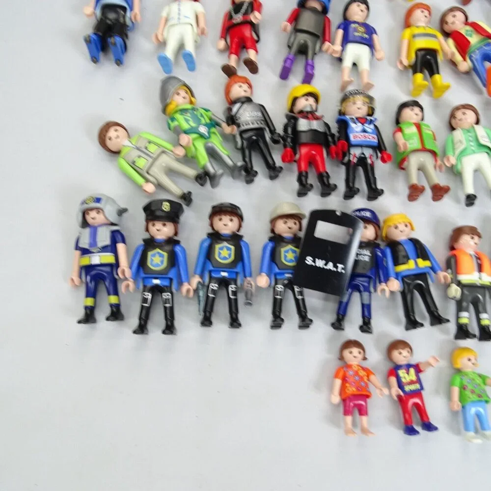Vintage Playmobil Figures Knights Pirates Police‎ Skater Accessories Swords Lot